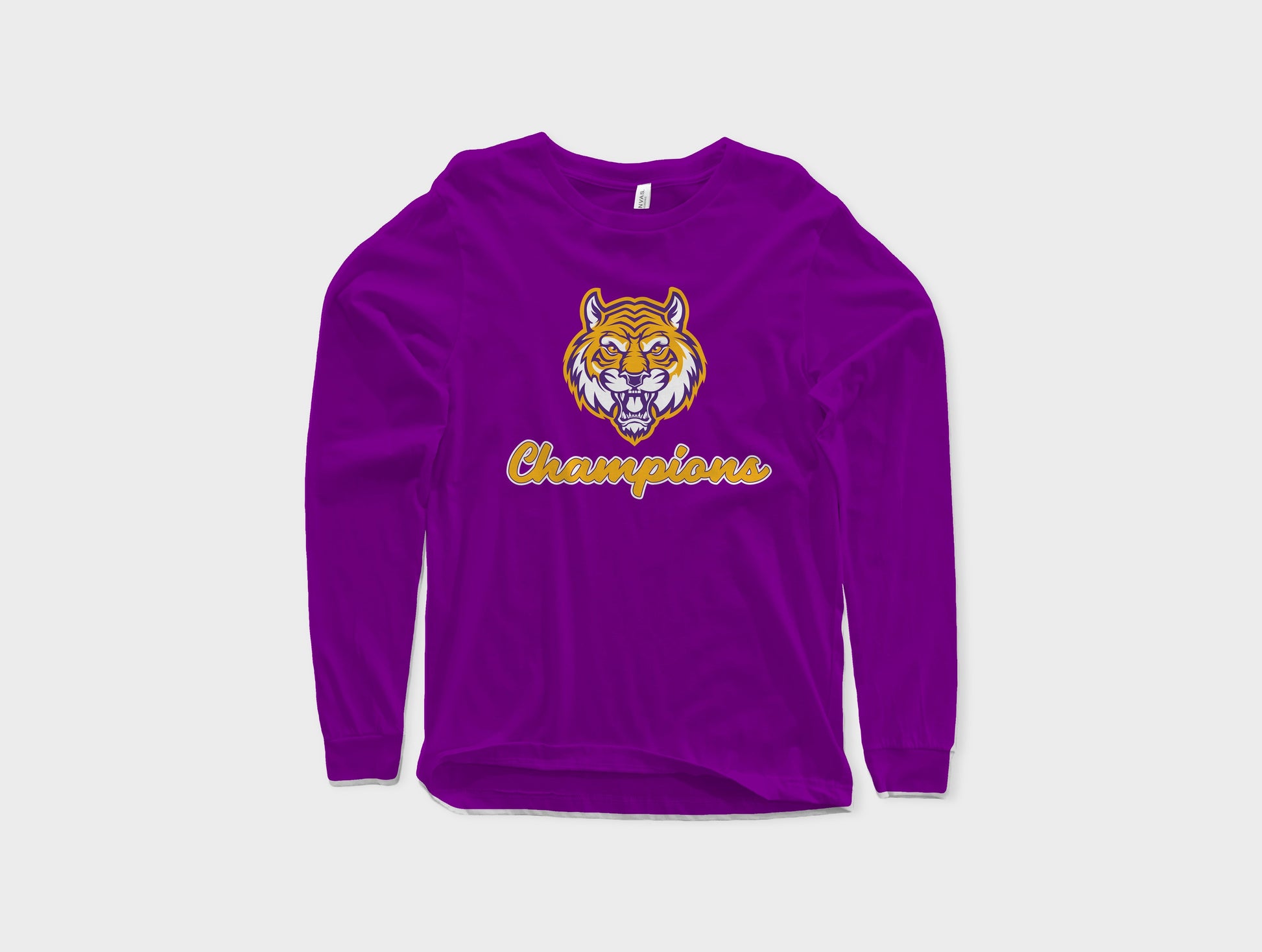 Tiger Face Champions (Long sleeves)-DaPrintFactory