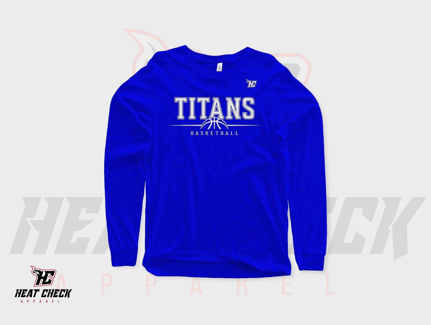 Titans Half Basketball (Long sleeves)-DaPrintFactory