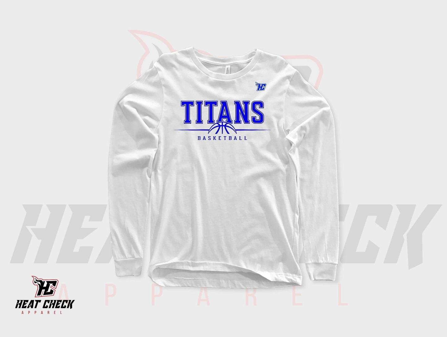 Titans Half Basketball (Long sleeves)-DaPrintFactory