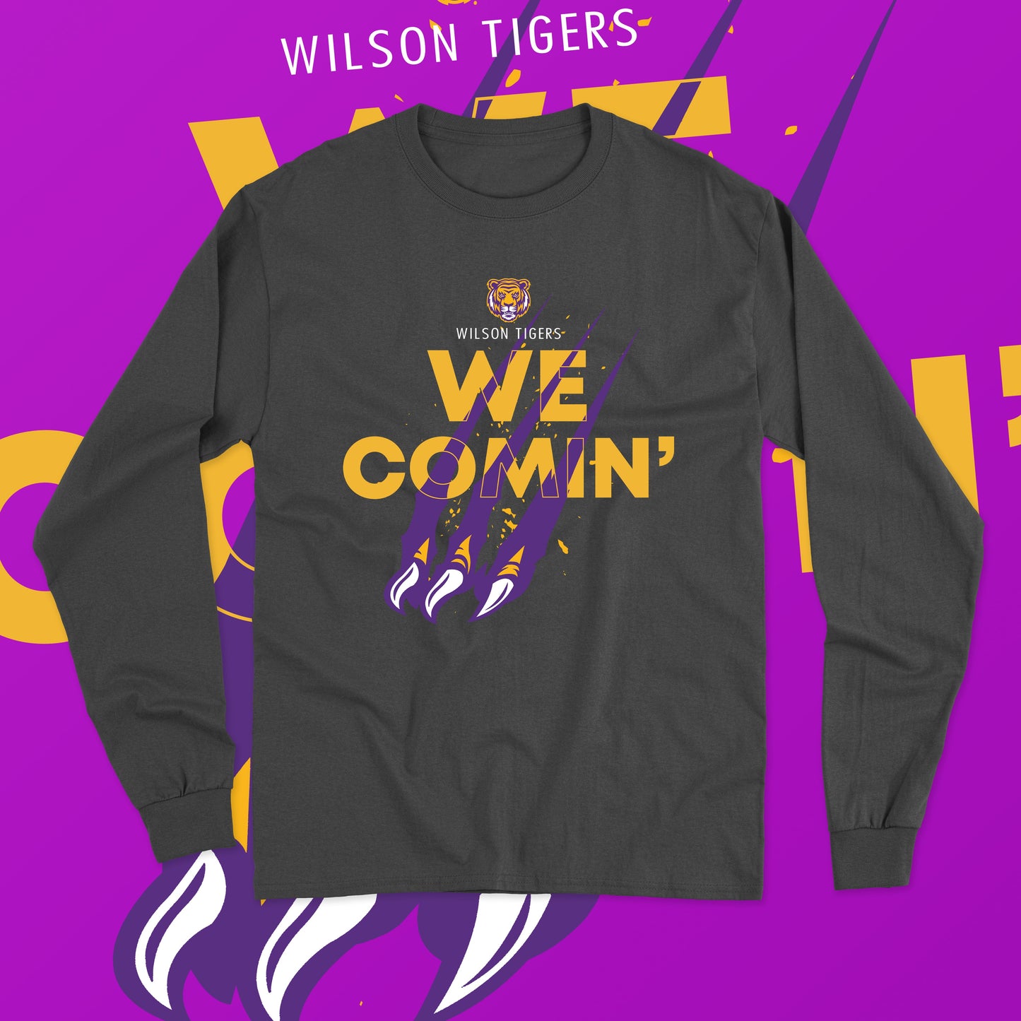 Wilson - We Comin' (Longsleeve)-DaPrintFactory