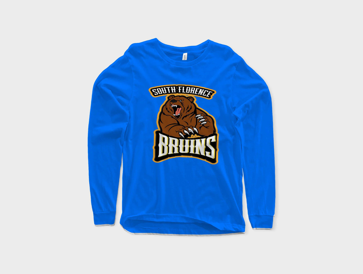 South Florence Bruins Angry Bruin (Long sleeves)-DaPrintFactory