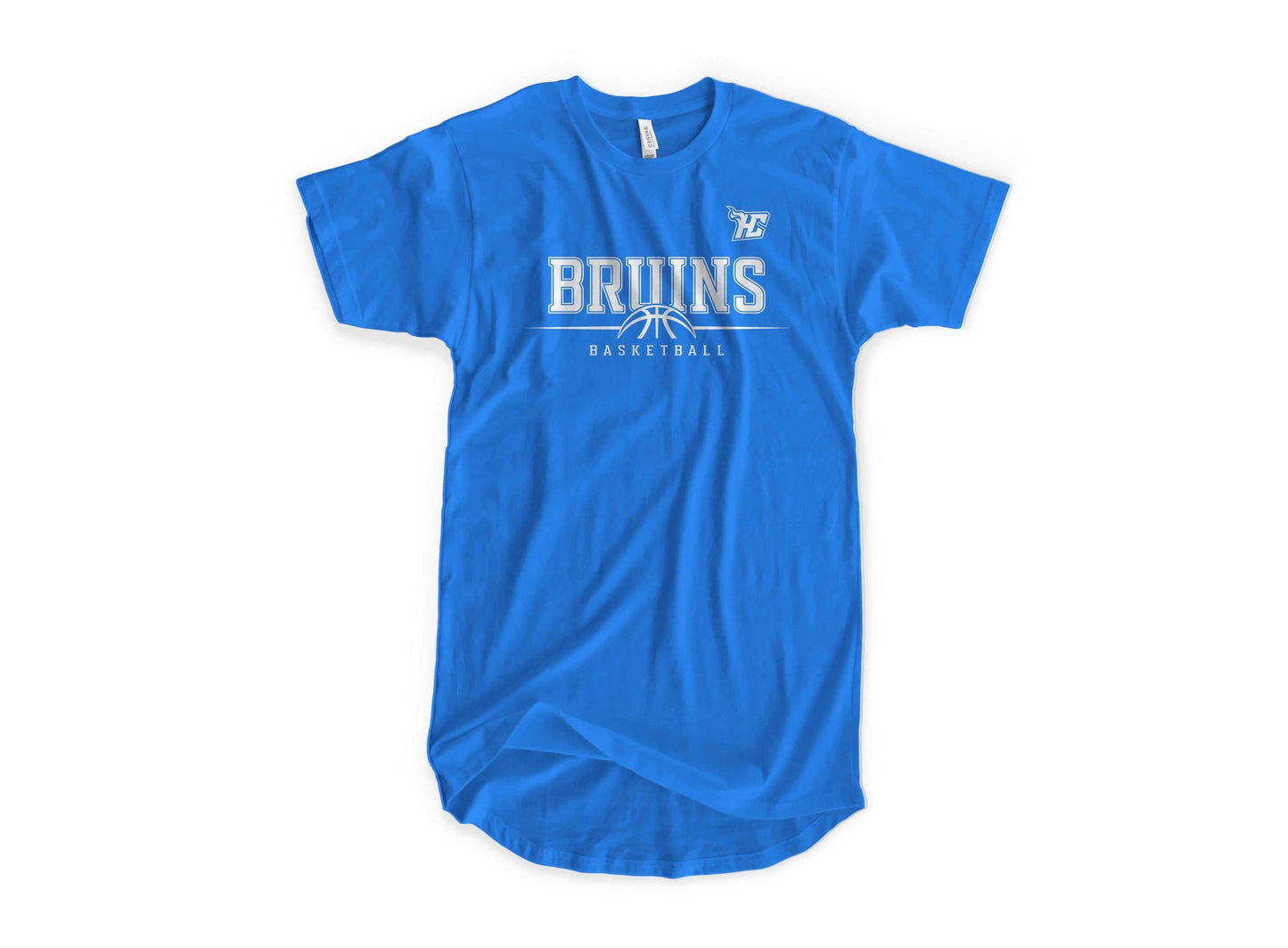 Bruins Halfball Basketball (T-Shirts)-DaPrintFactory