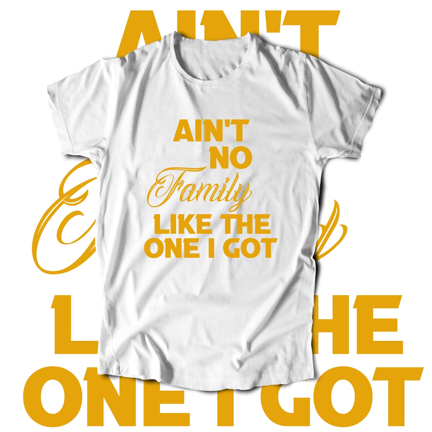 Ain't No Family Like The One I Got (T-Shirt)-DaPrintFactory