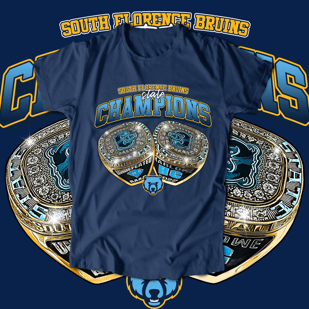 Bruins State Champions - Ring Me (T-Shirt)-DaPrintFactory