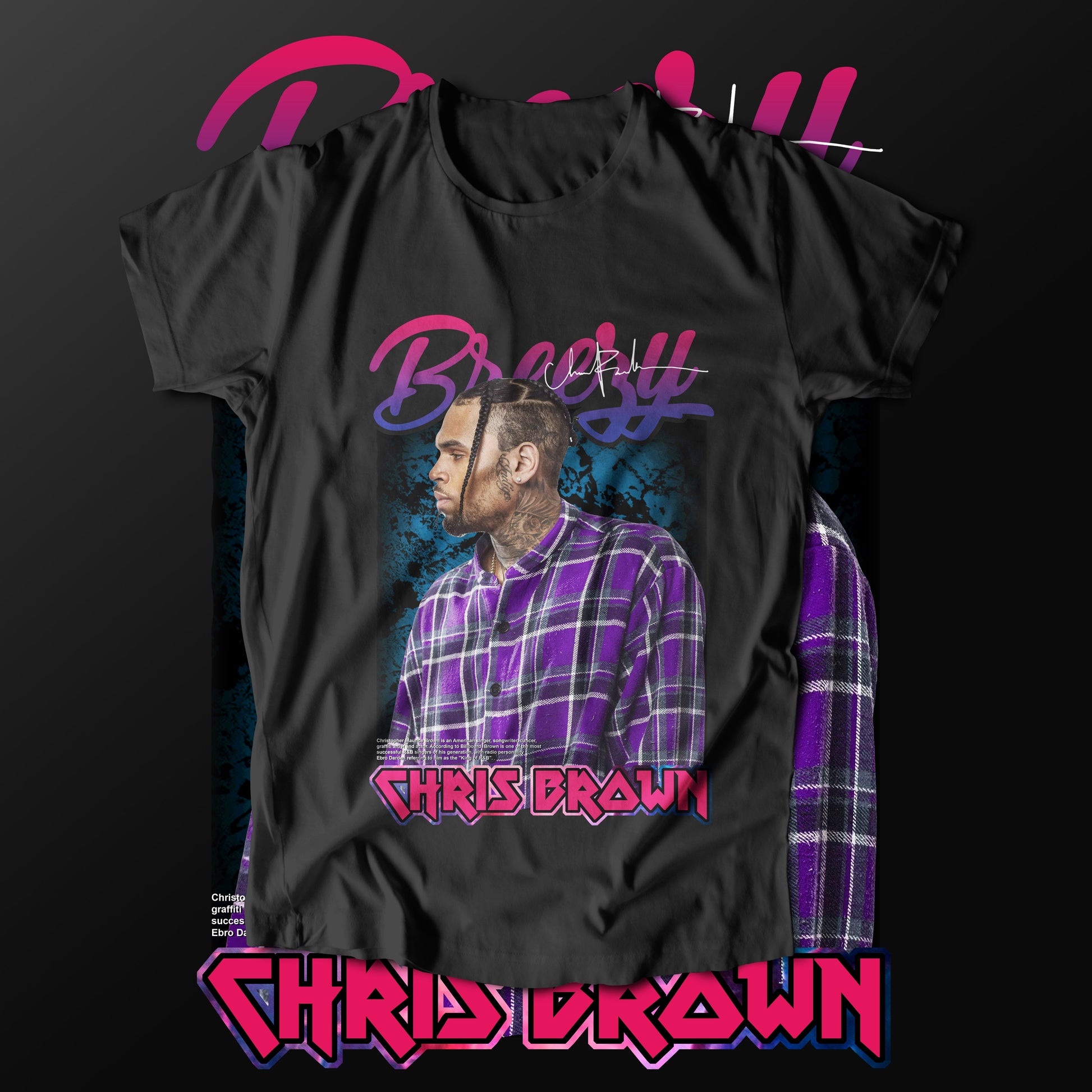Chris Brown - West Coast Breezy (T-Shirt)-DaPrintFactory