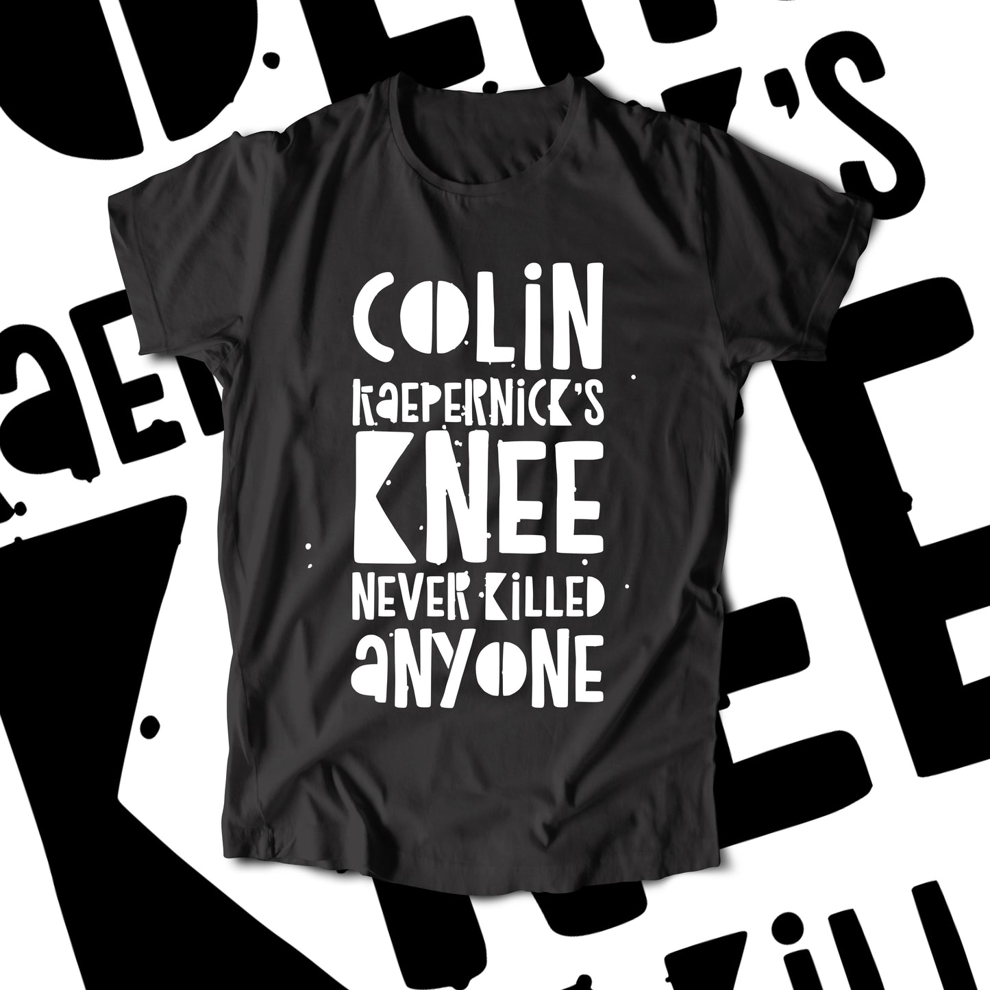 Colin Kaepernick Kneel (T-Shirt)-DaPrintFactory