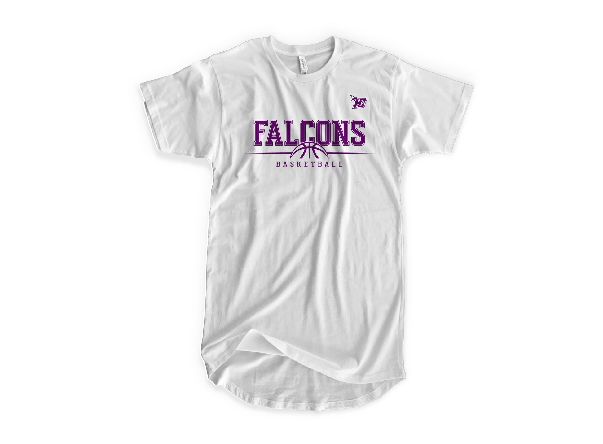 Falcons Half Basketball (T-shirts)-DaPrintFactory