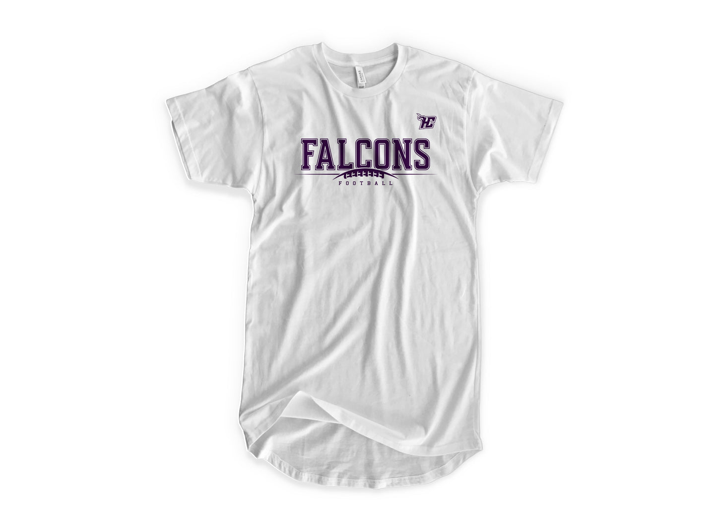 Falcons Half Football (T-Shirts)-DaPrintFactory