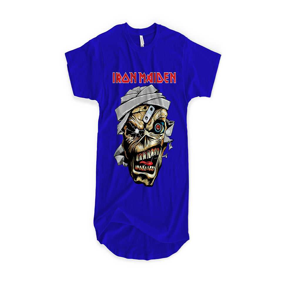 Iron Maiden Damagaed Skull (T-Shirts)-DaPrintFactory