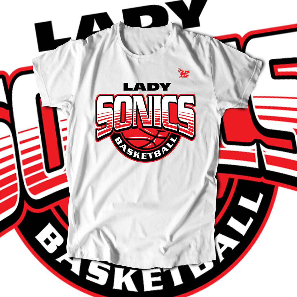 Lady Sonics Basketball (T-Shirt)-DaPrintFactory