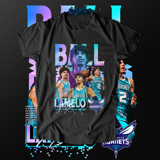 LaMelo Ball - Ballin' (T-Shirt)-DaPrintFactory
