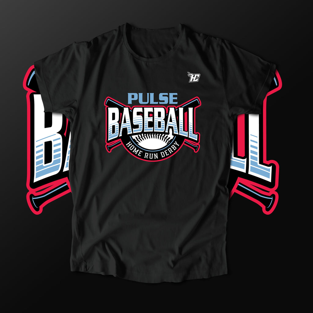Pulse Baseball Bats (T-Shirt)-DaPrintFactory