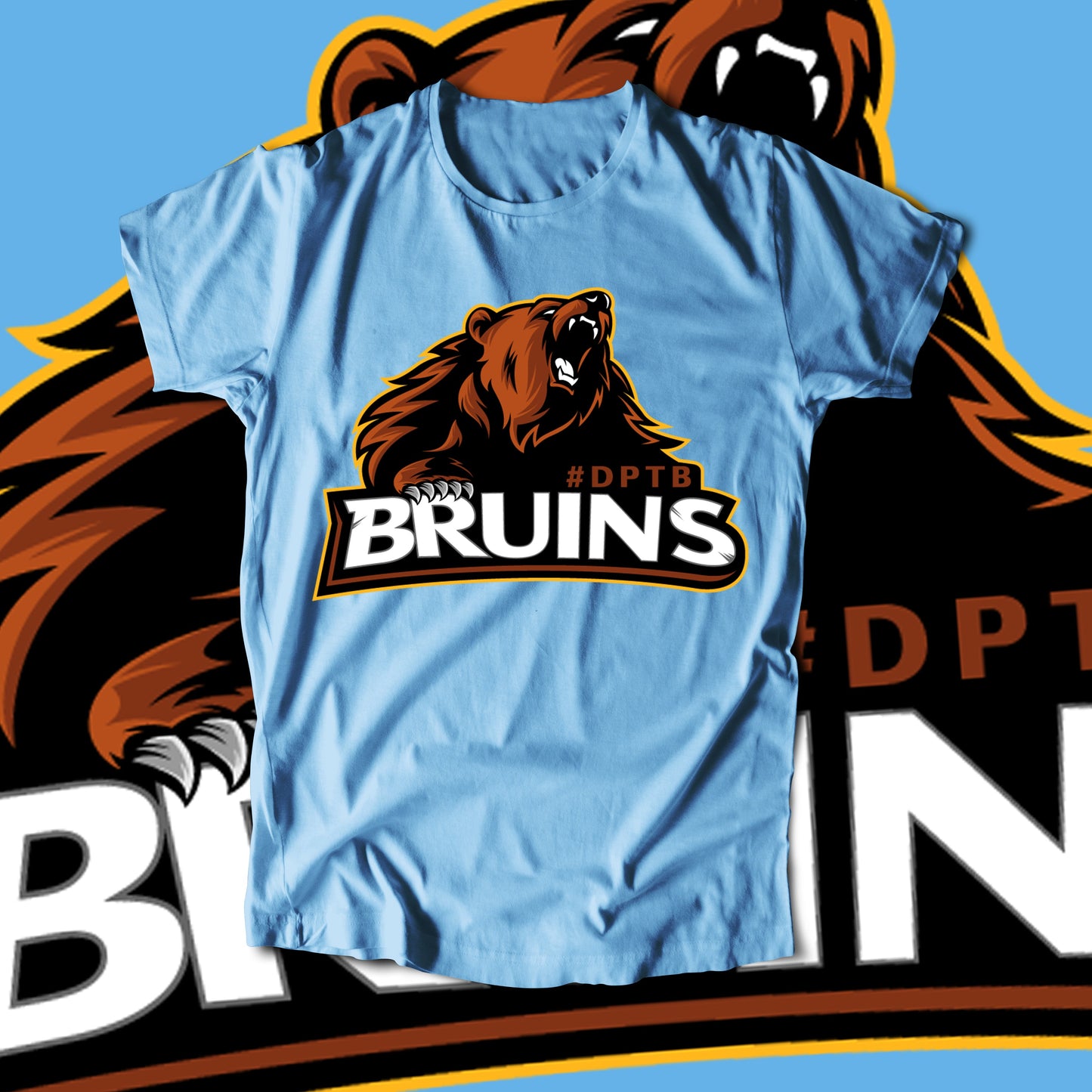Bruin Roar (T-Shirts)-DaPrintFactory