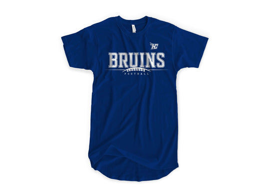 Bruins Halfball Football (T-Shirt)-DaPrintFactory