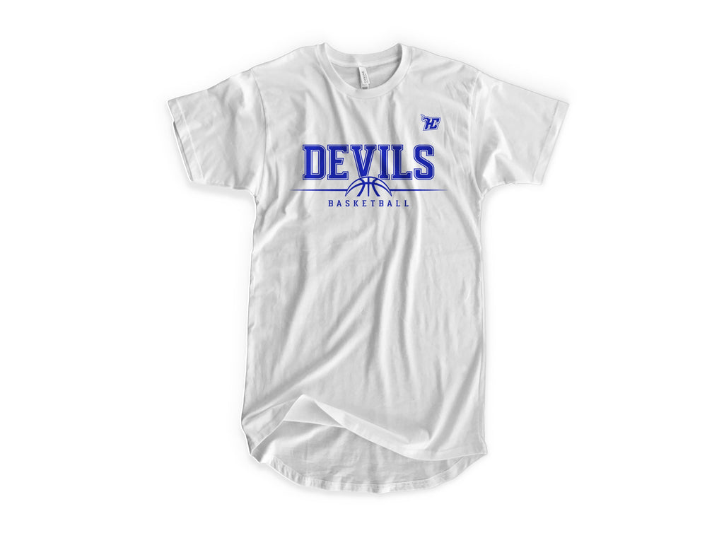 Devils Half Basketball (T-Shirts)-DaPrintFactory