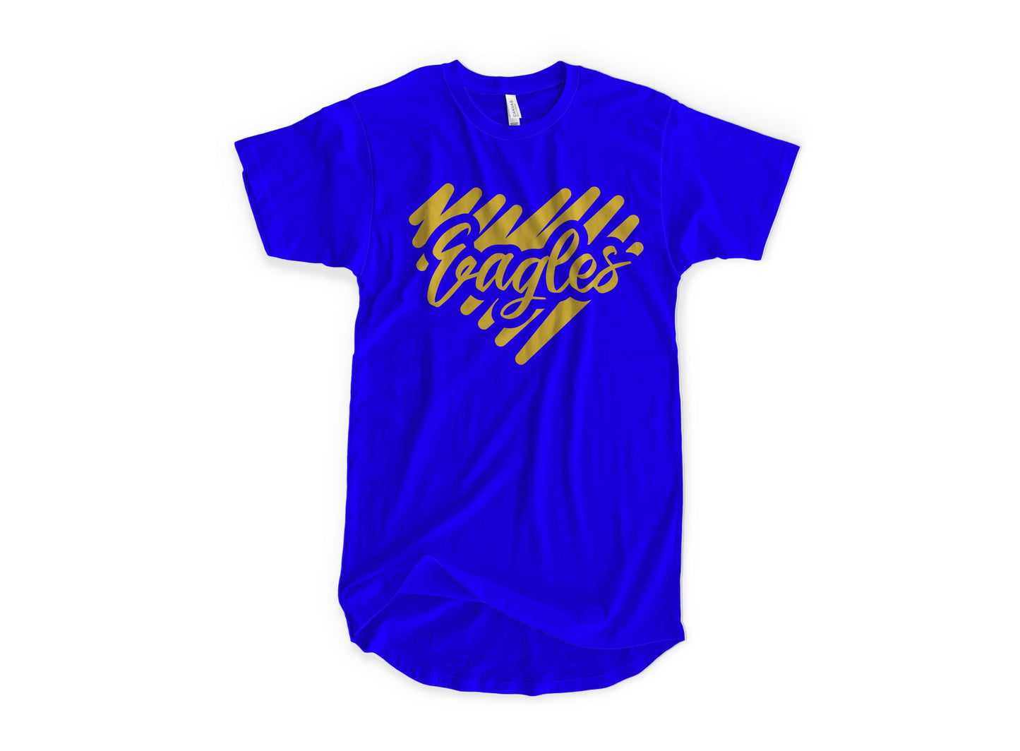 Eagles Squiggle Heart (T-Shirts)-DaPrintFactory
