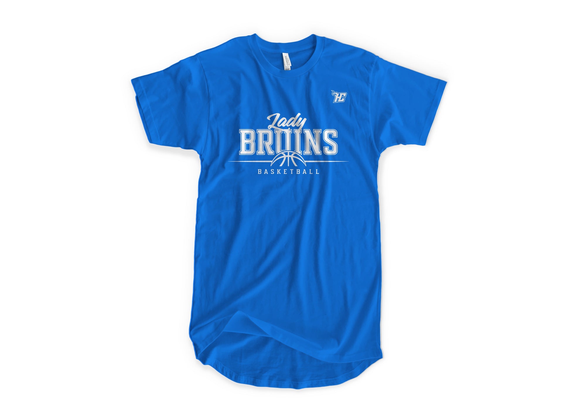 Lady Bruins Half Basketball (T-Shirts)-DaPrintFactory