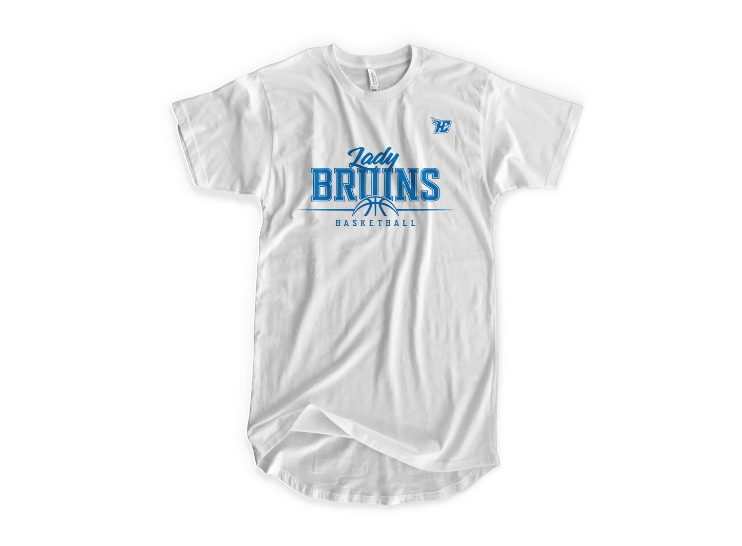 Lady Bruins Half Basketball (T-Shirts)-DaPrintFactory