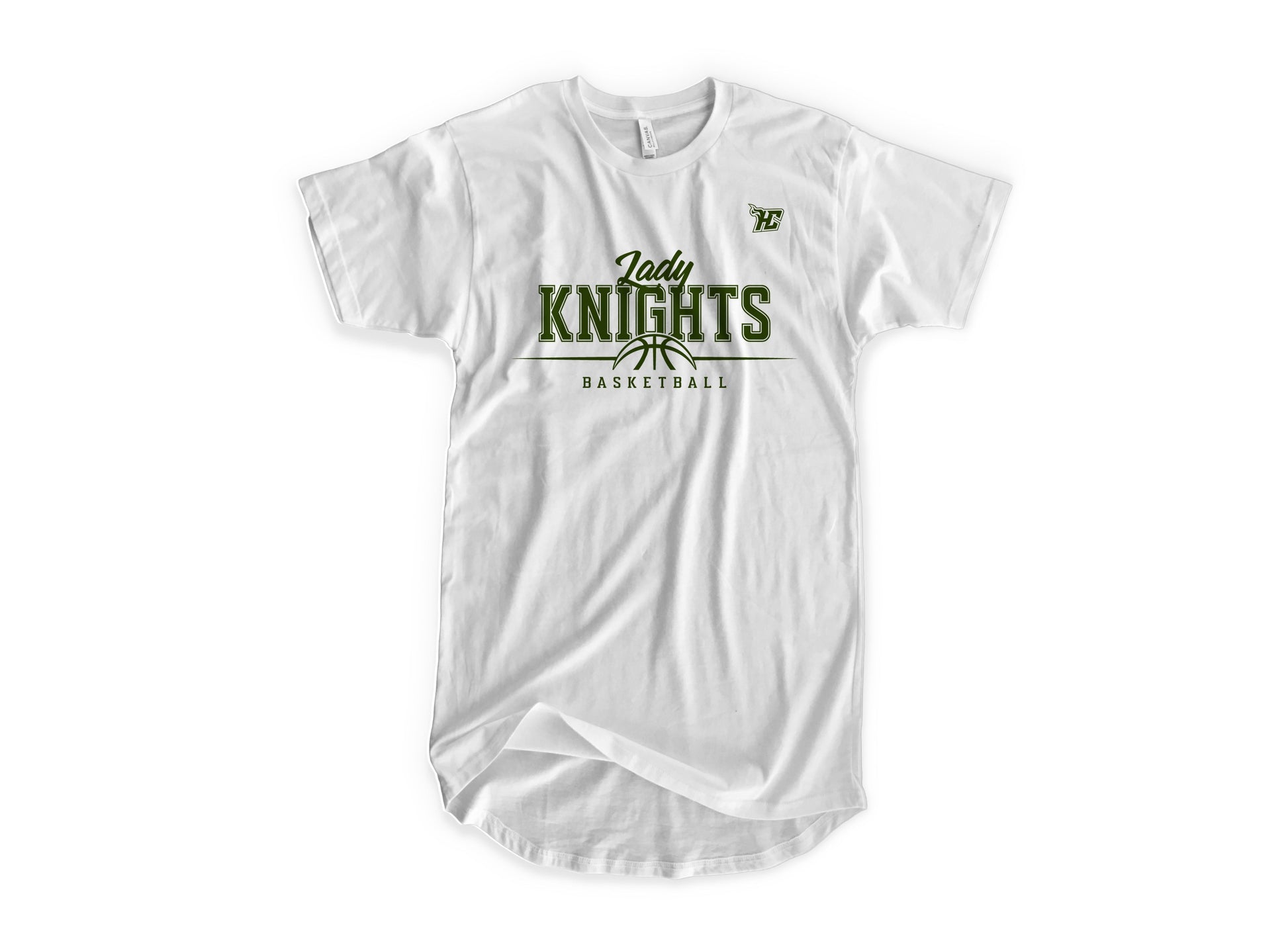 Lady Knights Half Basketball (T-shirts)-DaPrintFactory