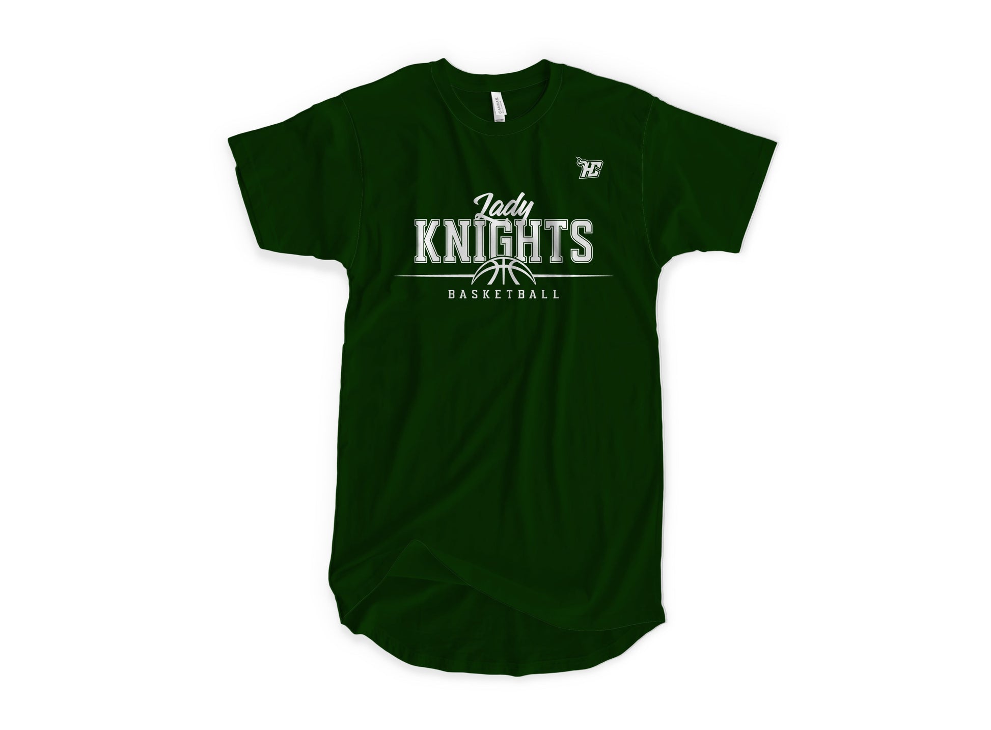 Lady Knights Half Basketball (T-shirts)-DaPrintFactory