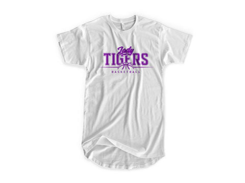 Lady Tigers Half Basketball (T-shirts)-DaPrintFactory