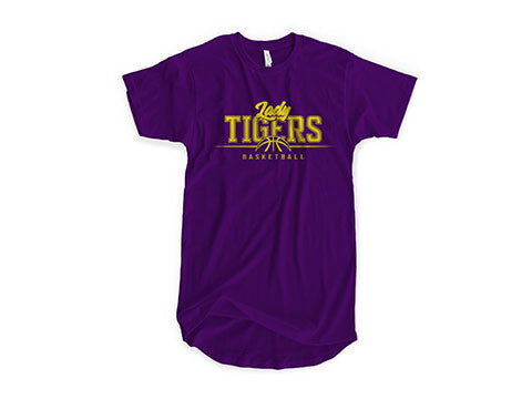Lady Tigers Half Basketball (T-shirts)-DaPrintFactory