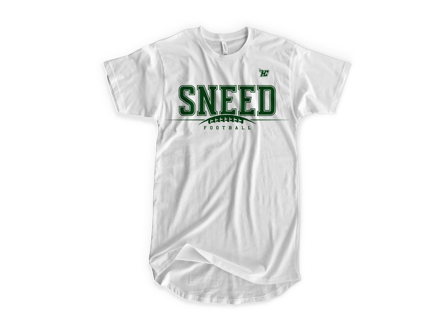 Sneed Half Football  (T-Shirts)-DaPrintFactory