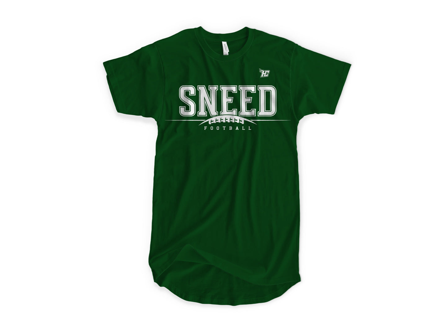 Sneed Half Football  (T-Shirts)-DaPrintFactory