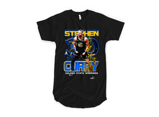 Steph Curry 30 Ball (T-Shirts)-DaPrintFactory