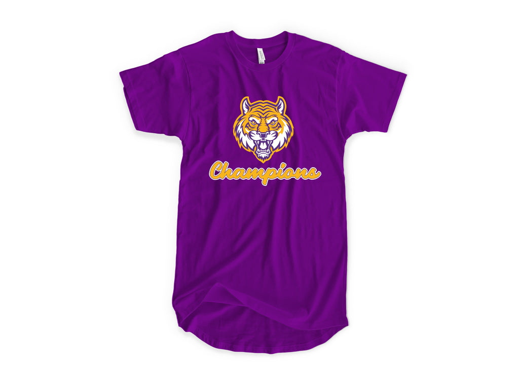 Tiger Face Champions (T-Shirts)-DaPrintFactory