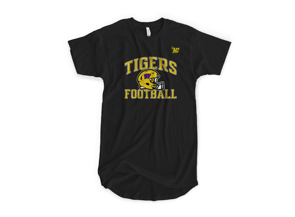 Tigers Football Helmet (T-Shirts)-DaPrintFactory