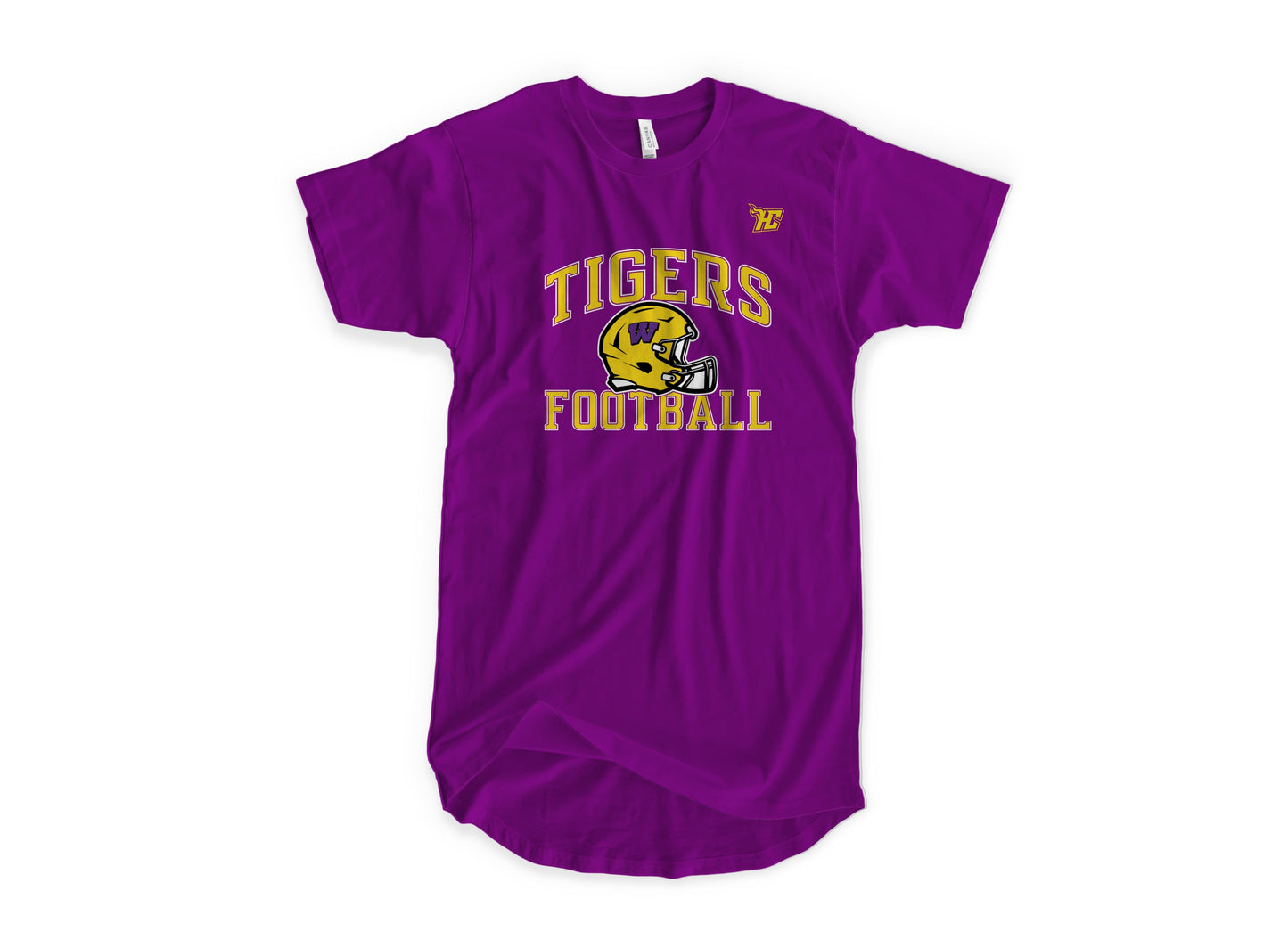 Tigers Football Helmet (T-Shirts)-DaPrintFactory