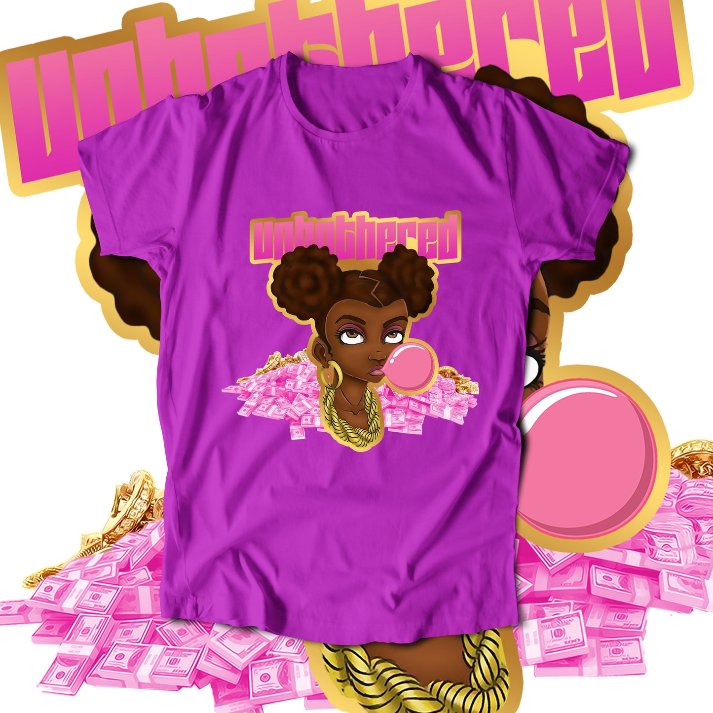 Unbothered (T-Shirts)-DaPrintFactory