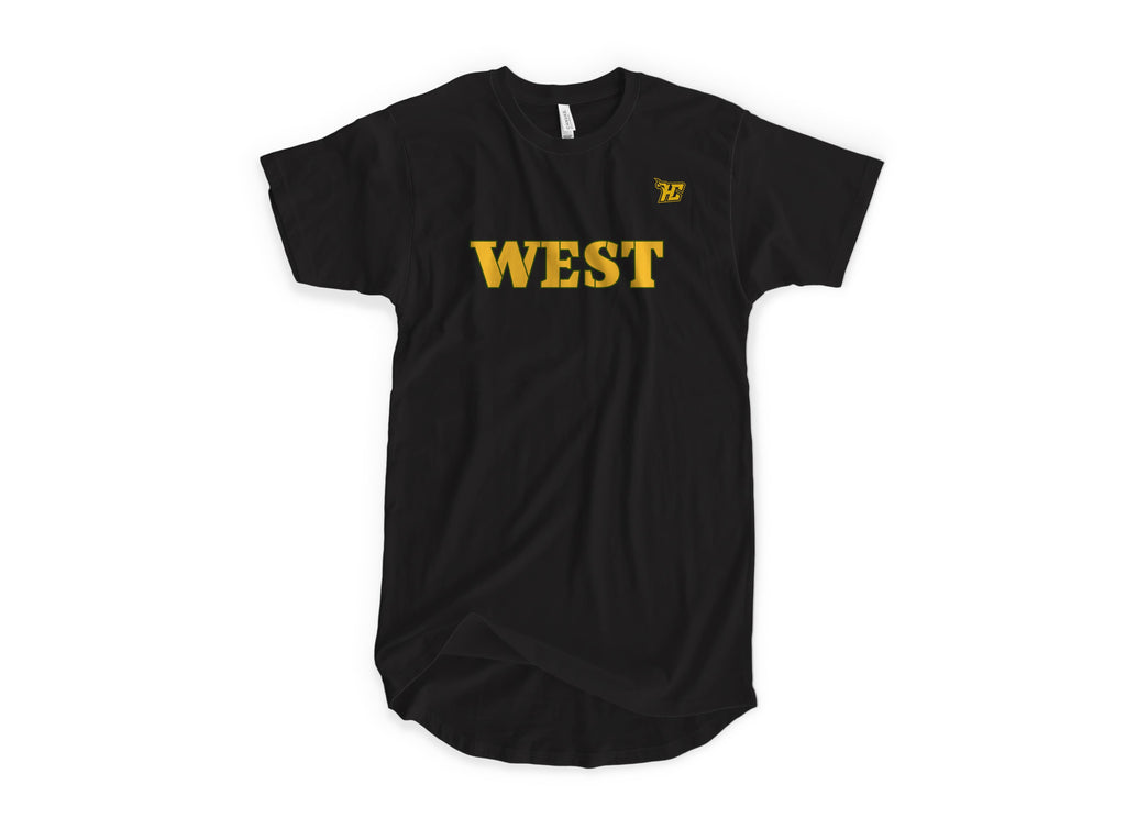 West "Text" (T-shirts)-DaPrintFactory