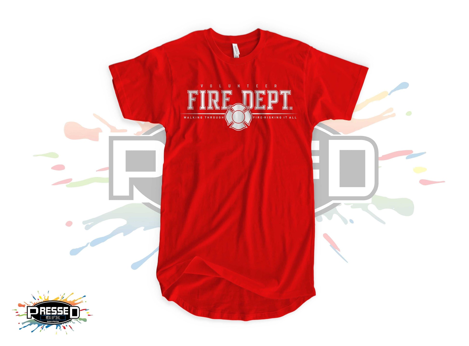 Volunteer Fire Dept. Logo-DaPrintFactory