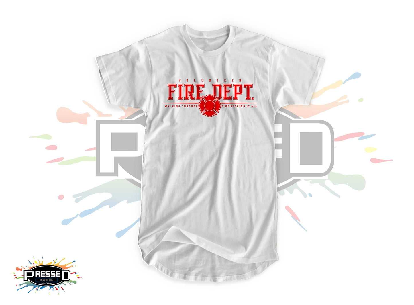 Volunteer Fire Dept. Logo-DaPrintFactory